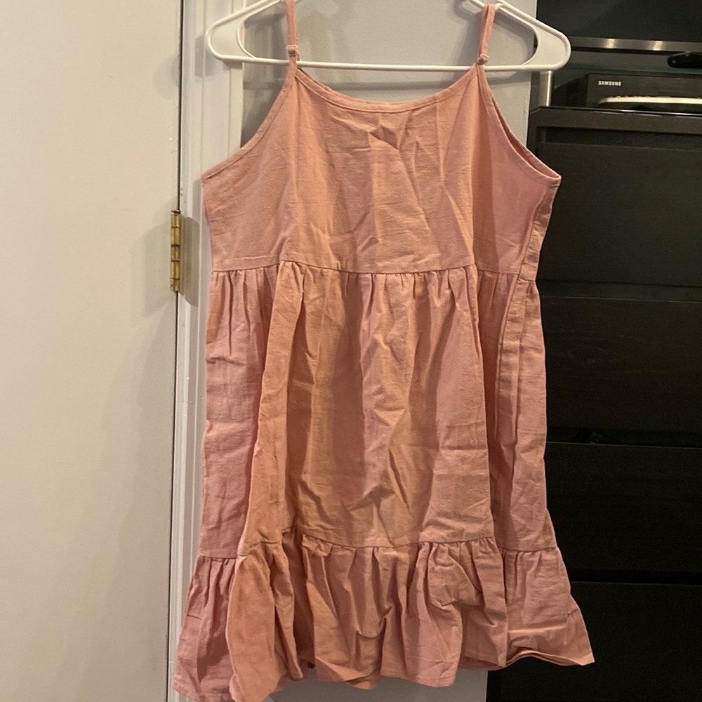 Shien size small light pink flowy summer dress
